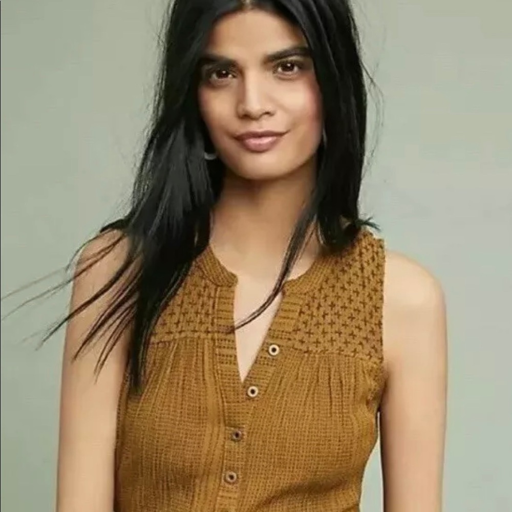 Anthropologie Akemi + Kin Button Up Tank